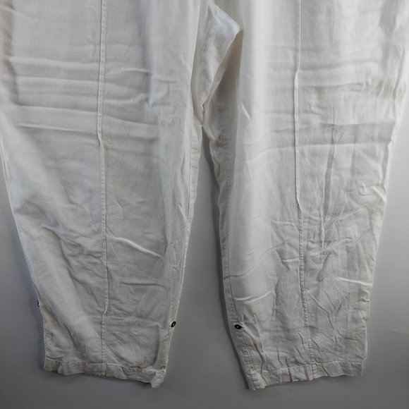 Soft Surroundings Fold Over Waist Pants Wide leg - Picture 3 of 11